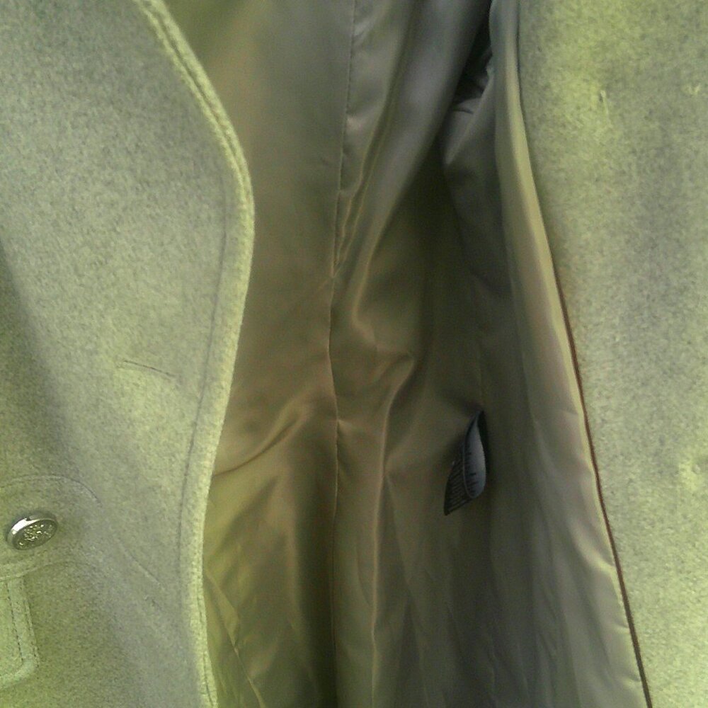 VINCE CAMUTO NWOT Grey Double-Breasted Peacoat XS - Picture 12 of 16